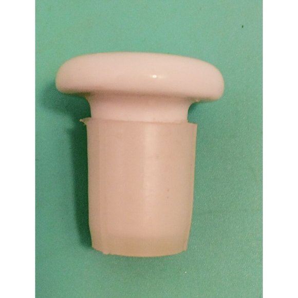 White Ceramic Cruet Vinegar Oil Milk Glass Set Pottery Pourer 1 Stopper Xcell - Picture 7 of 16